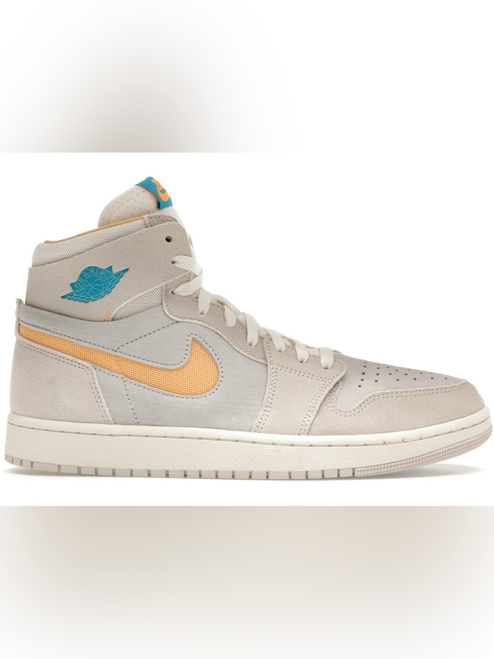 Nike Air Jordan 1 Zoom CMFT 2- Orewood Brown Bright Citrus Sail